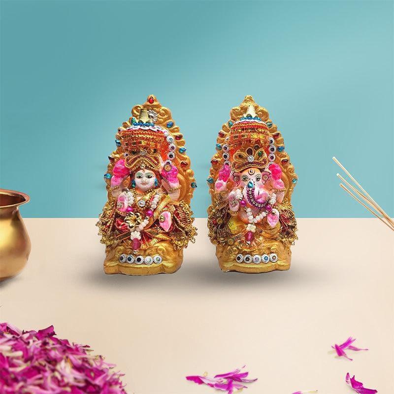 Buy Divine Lakshmi Ganapati Idol Set Idols & Sets from Vaaree