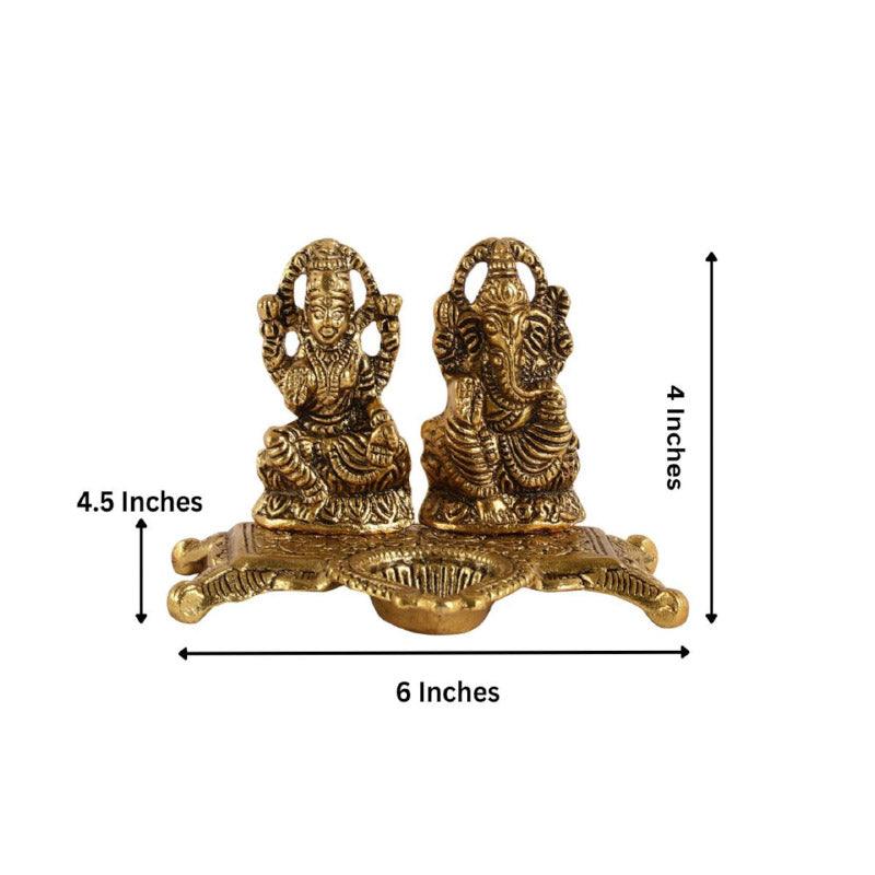 Buy Divine Laxmi Lambodara Idol Idols & Sets from Vaaree