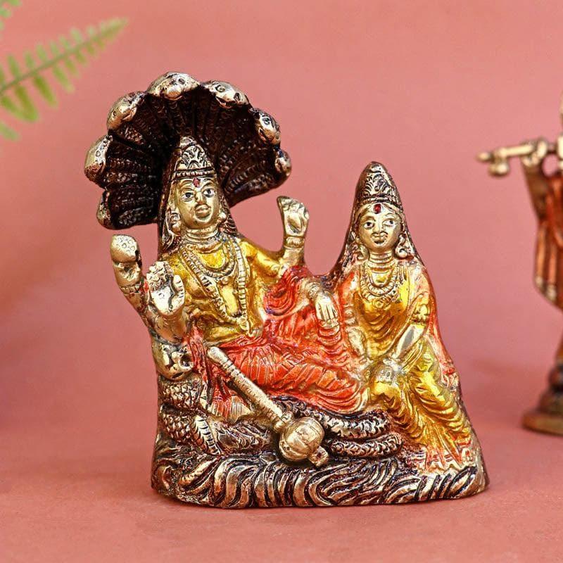 Buy Divine Vishnu Lakshmi Idol Idols & Sets from Vaaree