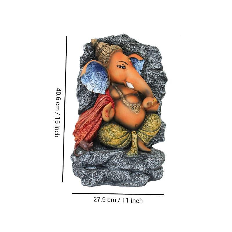 Buy Idols & Sets - Etched Ganesha Idol at Vaaree online
