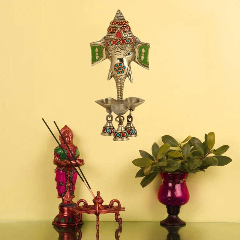 Buy Ganesh Brass Idol With Bell Idols & Sets from Vaaree