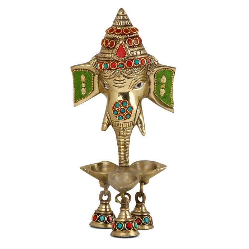 Buy Ganesh Brass Idol With Bell Idols & Sets from Vaaree