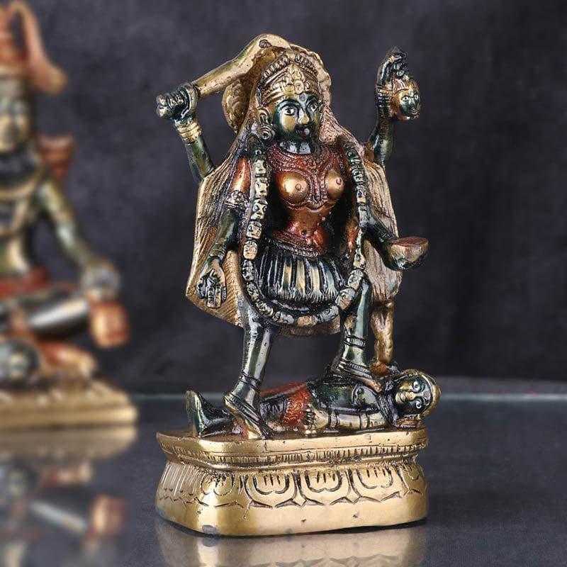 Buy Kaali Maa Brass Idol Idols & Sets from Vaaree