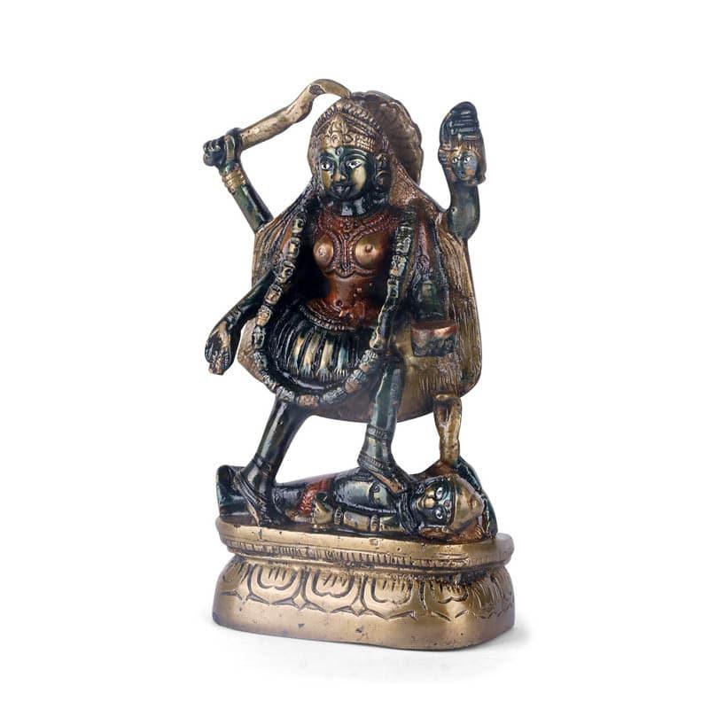 Buy Kaali Maa Brass Idol Idols & Sets from Vaaree