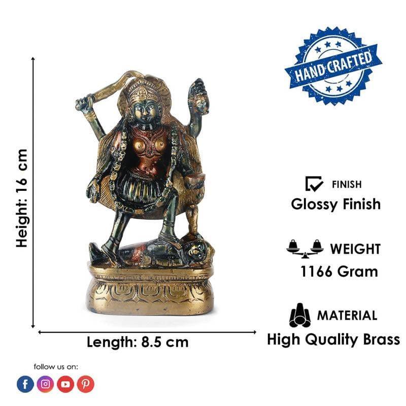 Buy Kaali Maa Brass Idol Idols & Sets from Vaaree