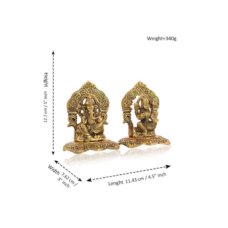 Idols & Sets - Lakshmi Vinayak Idol - Set Of Two