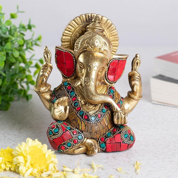 Idols & Sets - Lord Ganesha Bliss Showpiece