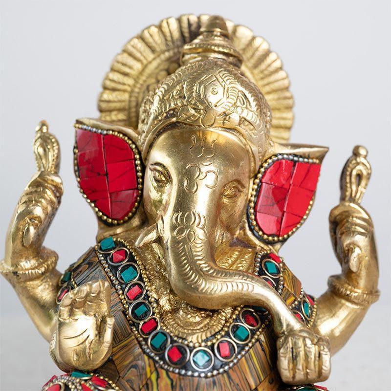 Buy Idols & Sets - Lord Ganesha Bliss Showpiece at Vaaree online