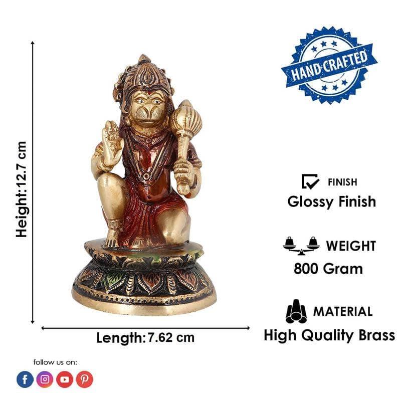 Buy Najarangbali Hanuman Brass Idol Idols & Sets from Vaaree