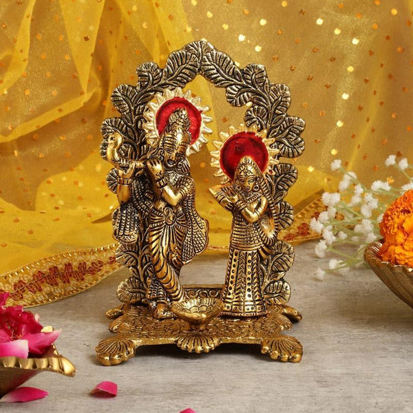 Buy Radha Krishna Mandap Idol Idols & Sets from Vaaree