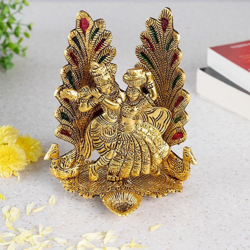 Buy Radha Krishna Mayoor Showpiece Idols & Sets from Vaaree