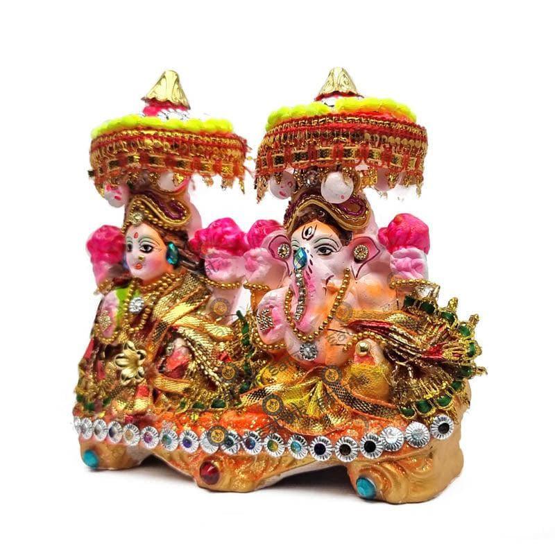 Buy Seraphic Lakshmi Ganapati Idol Set Idols & Sets from Vaaree