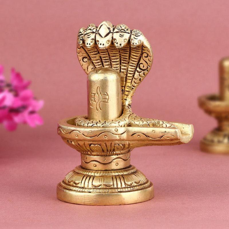 Buy Shivling With Naga Brass Idol Idols & Sets from Vaaree