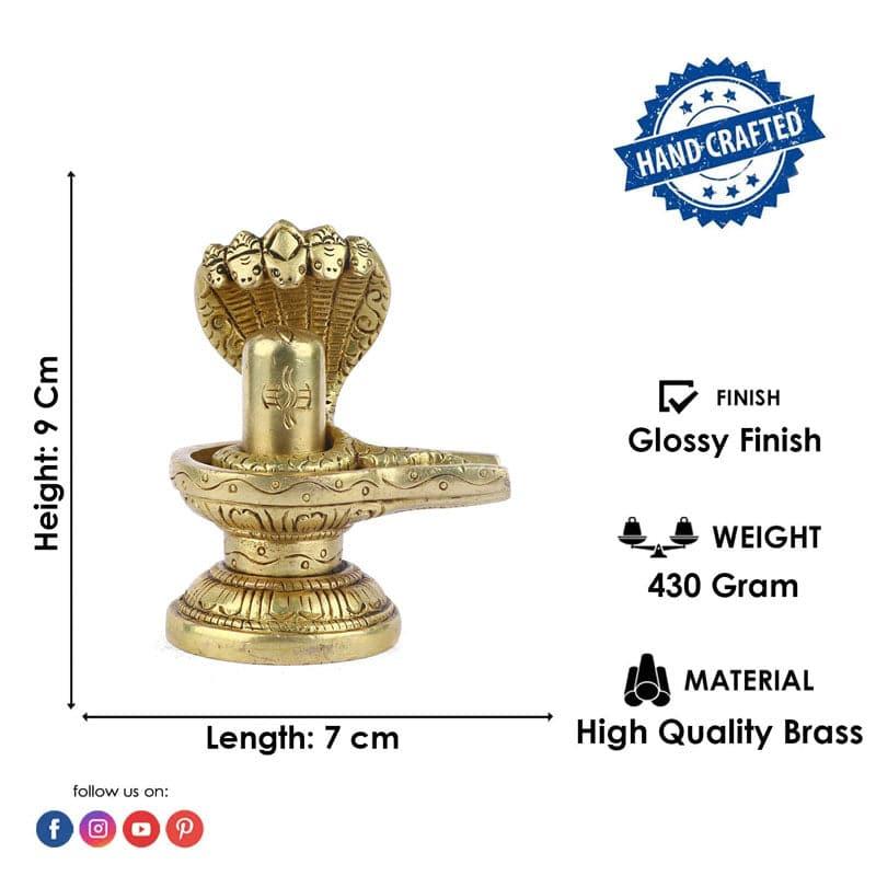 Buy Shivling With Naga Brass Idol Idols & Sets from Vaaree