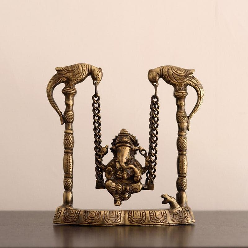 Buy Shri Ganesha On Swing Idols & Sets from Vaaree