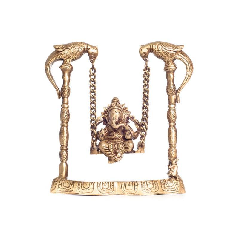 Buy Shri Ganesha On Swing Idols & Sets from Vaaree