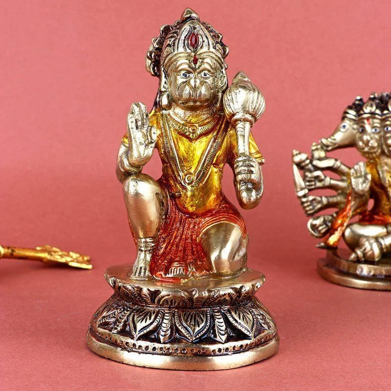 Buy Shri Hanuman Brass Idol Idols & Sets from Vaaree