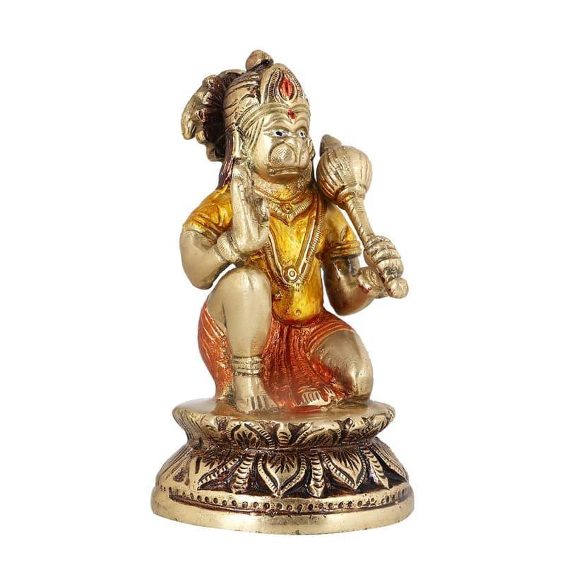 Buy Shri Hanuman Brass Idol Idols & Sets from Vaaree