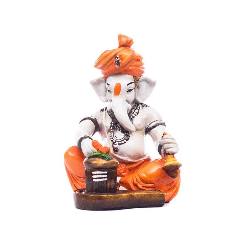 Buy Spiritual Ganesha Worshipping Shiva Idol Idols & Sets from Vaaree