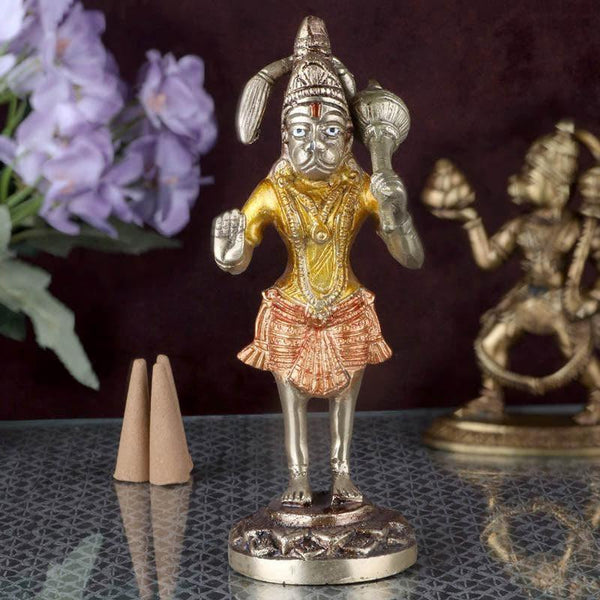 Idols & Sets - Standing Hanuman Brass Idol