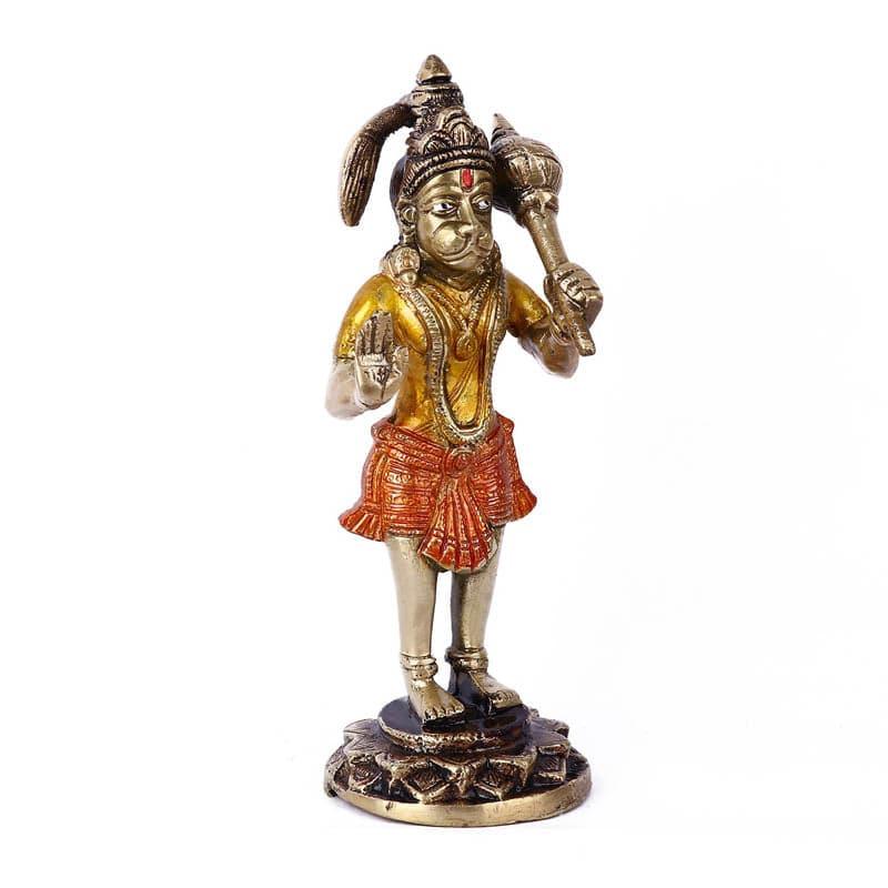 Buy Standing Hanuman Brass Idol Idols & Sets from Vaaree