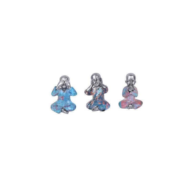 Buy Idols & Sets - The Great Buddha Statue- Set Of Three at Vaaree online