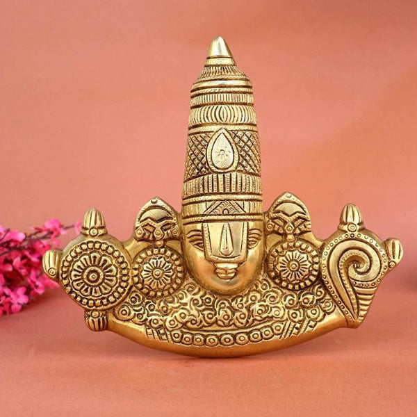 Idols & Sets - Tirupati Balaji Face Brass Idol