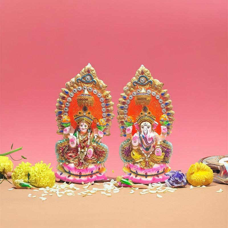 Buy Traditional Lakshmi Ganesh Idol Set Idols & Sets from Vaaree