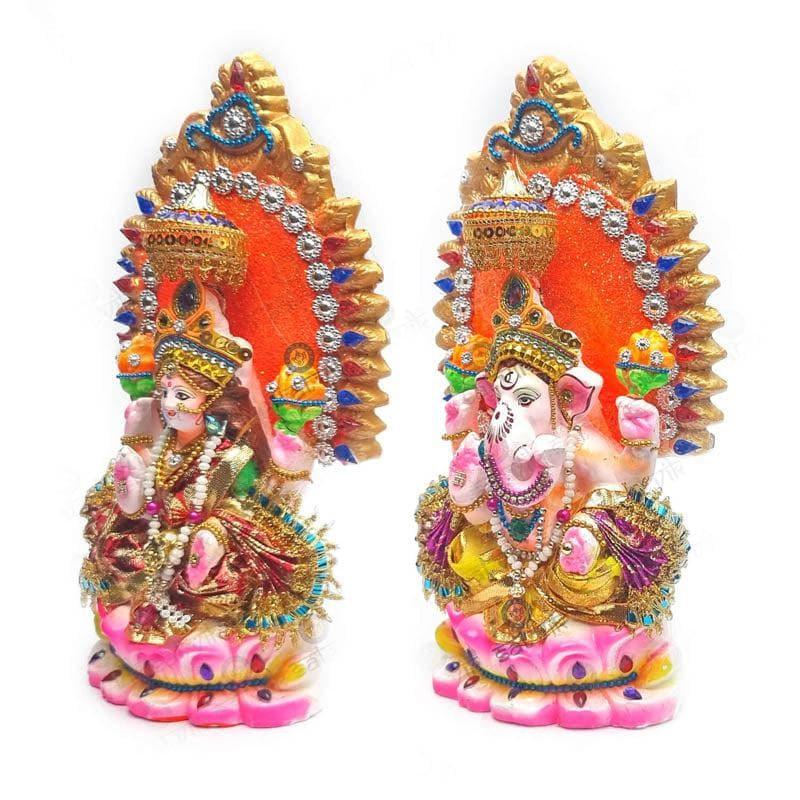 Buy Traditional Lakshmi Ganesh Idol Set Idols & Sets from Vaaree