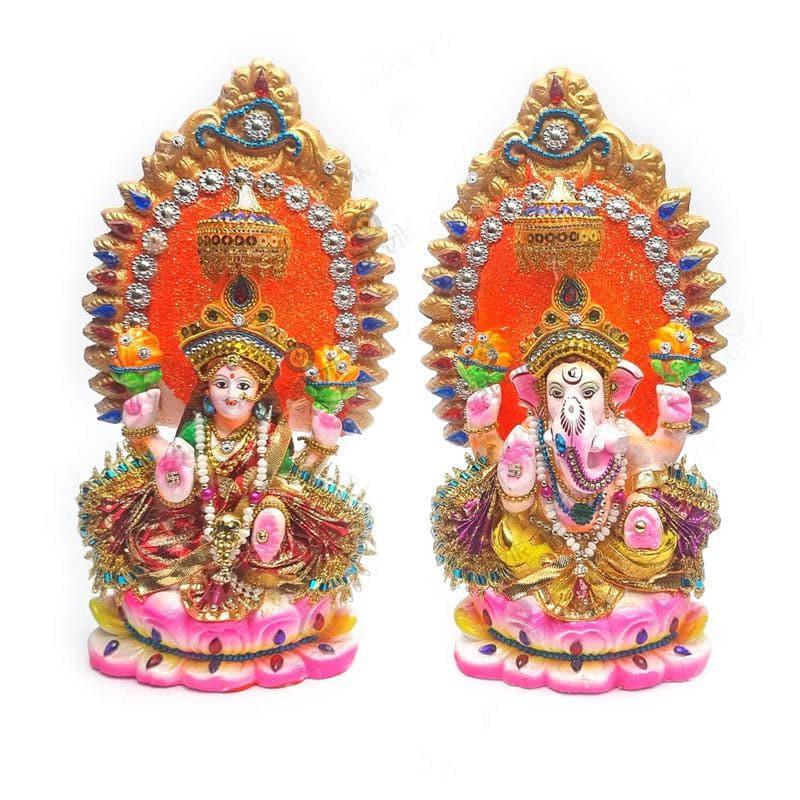 Buy Traditional Lakshmi Ganesh Idol Set Idols & Sets from Vaaree