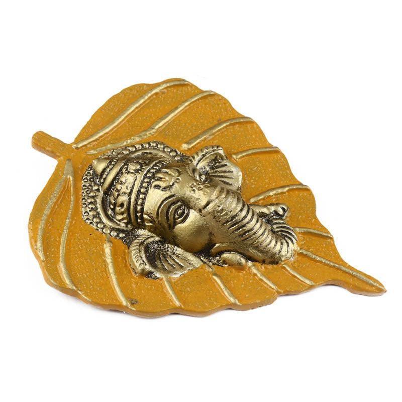 Buy Vinayaka Patrakam (Small) - Yellow Idols & Sets from Vaaree