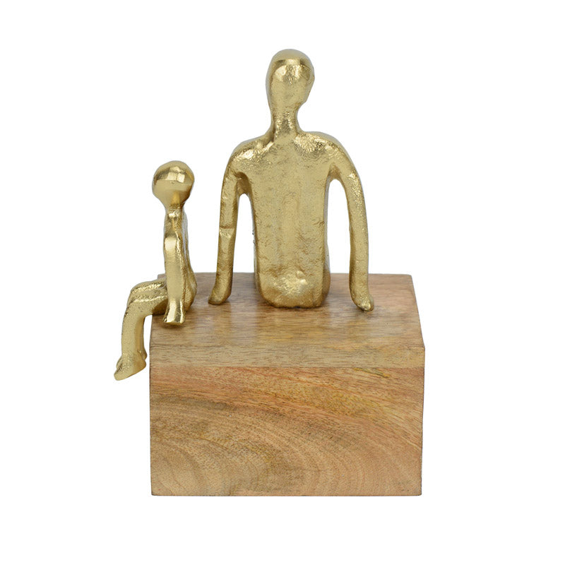 Buy Sibling Time Showpiece - Gold Showpiece from Vaaree