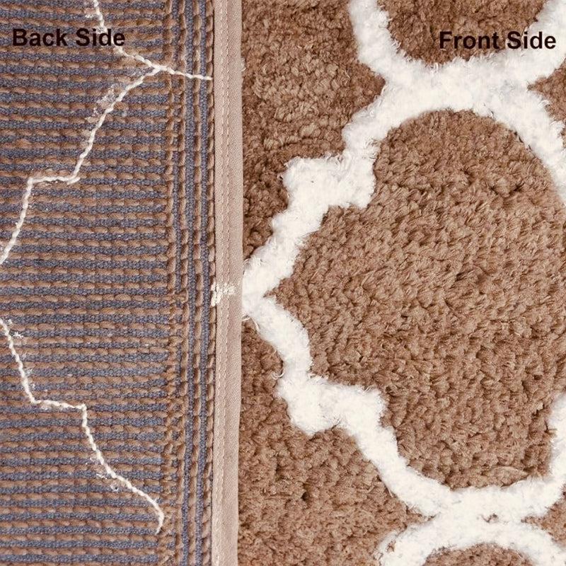 Buy Sino Bathmat (Beige) - Set Of Two Bath Mats from Vaaree