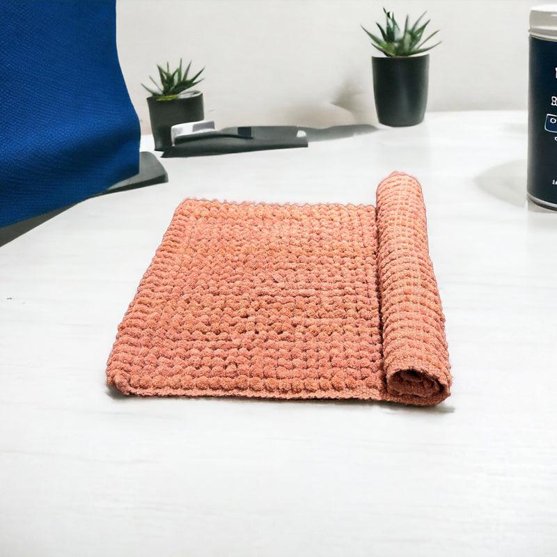 Buy Melca Bathmat - Peach Bath Mats from Vaaree