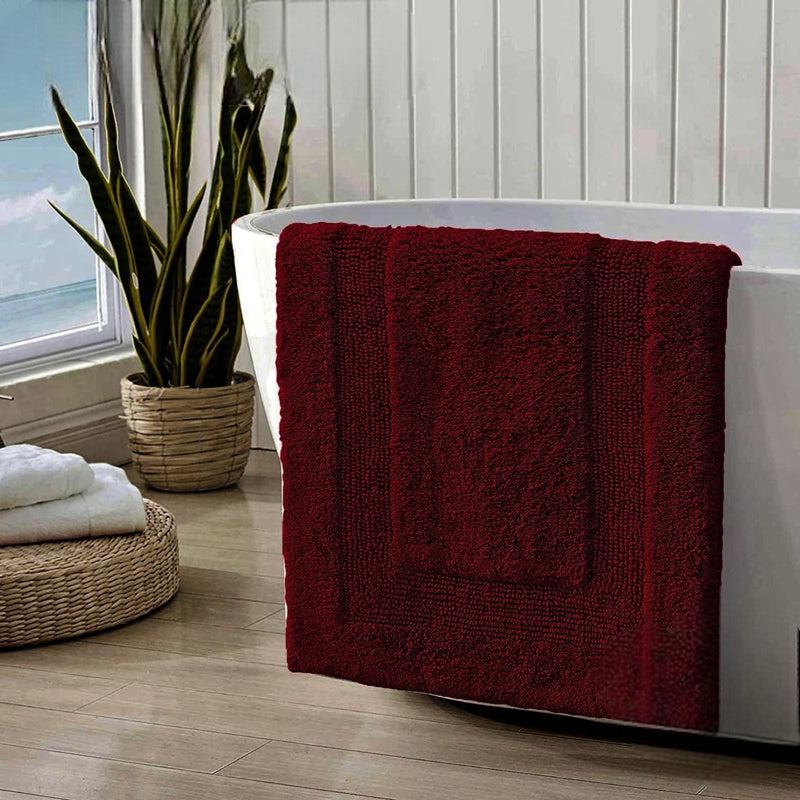 Buy Ette Bathmat - Maroon Bath Mats from Vaaree