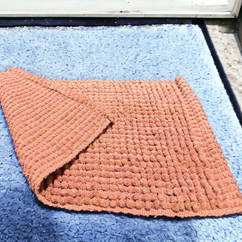 Buy Melca Bathmat - Peach Bath Mats from Vaaree