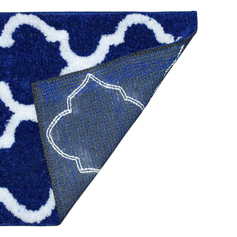 Buy Sino Bathmat (Blue) - Set Of Two Bath Mats from Vaaree