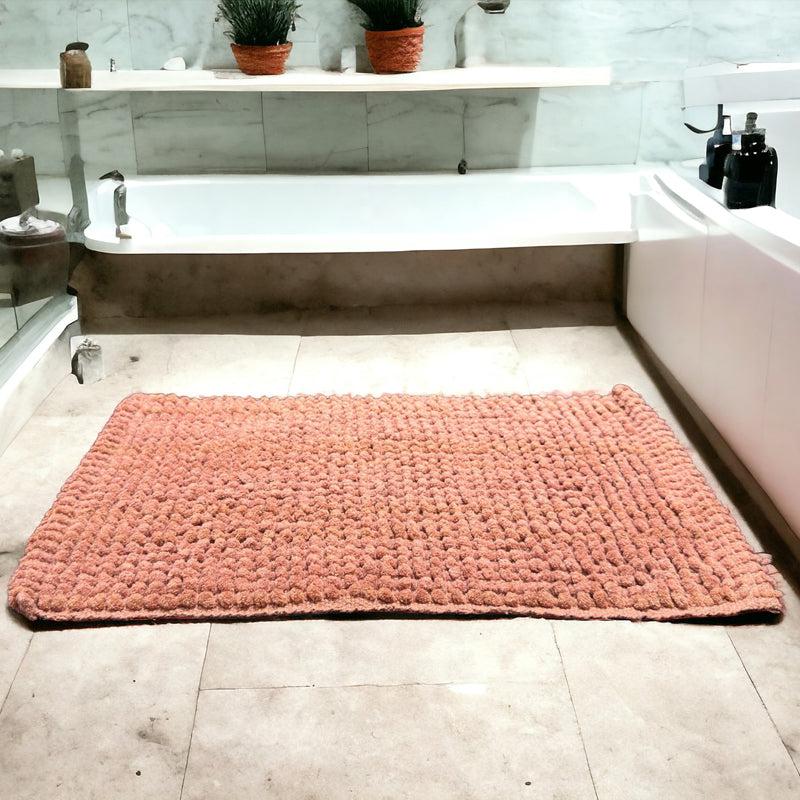 Buy Melca Bathmat - Peach Bath Mats from Vaaree