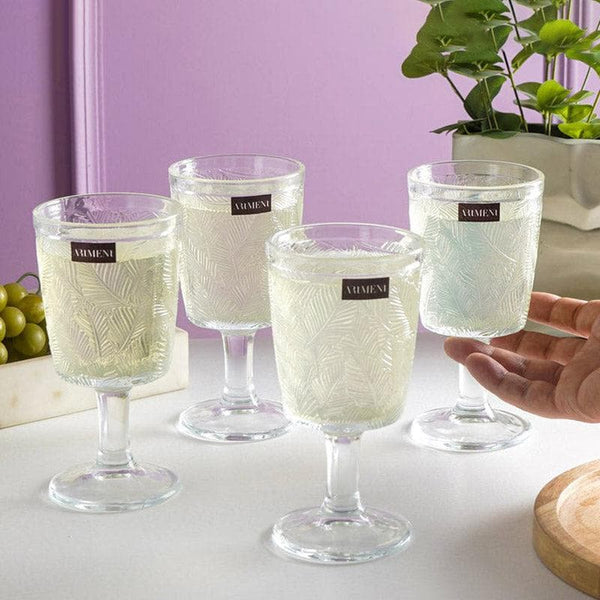 Buy Enigma Elixir Glass - Set Of Four Online in India | Wine Glasses on Vaaree