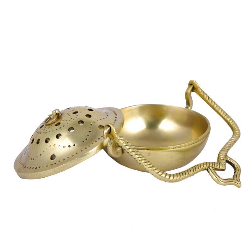 Buy Brass Madri Loban Dhoop Holder Incense Holders from Vaaree