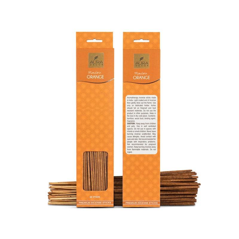 Buy Cami Mandarin Incense Stick - Set Of Forty Incense Sticks & Cones from Vaaree