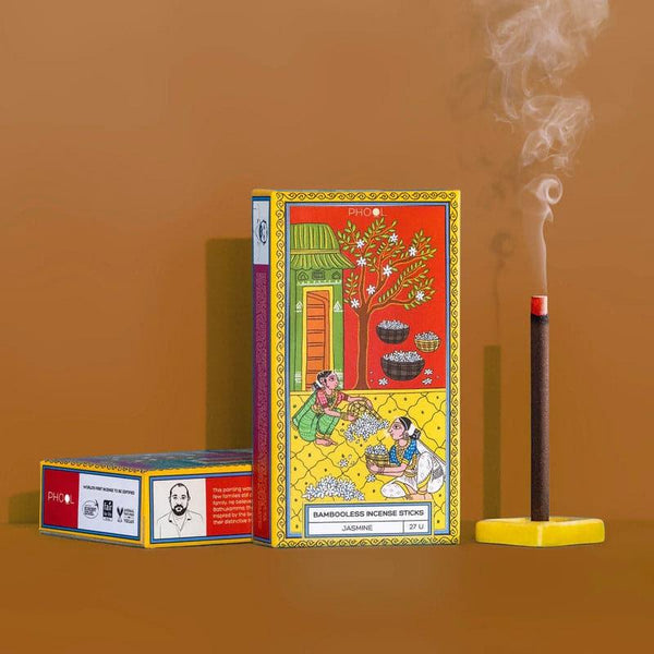 Buy Phool Bambooless Incense Sticks (Jasmine) - Set Of Forty Incense Sticks & Cones from Vaaree