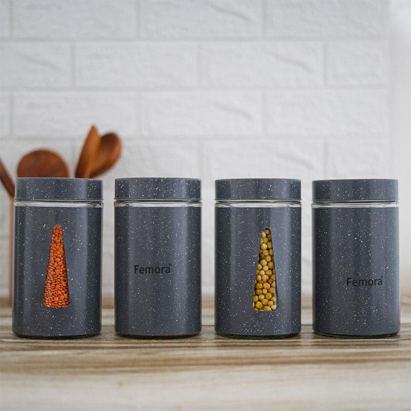 Jar - Adona Storage Jar (1000 ML) - Set Of Four