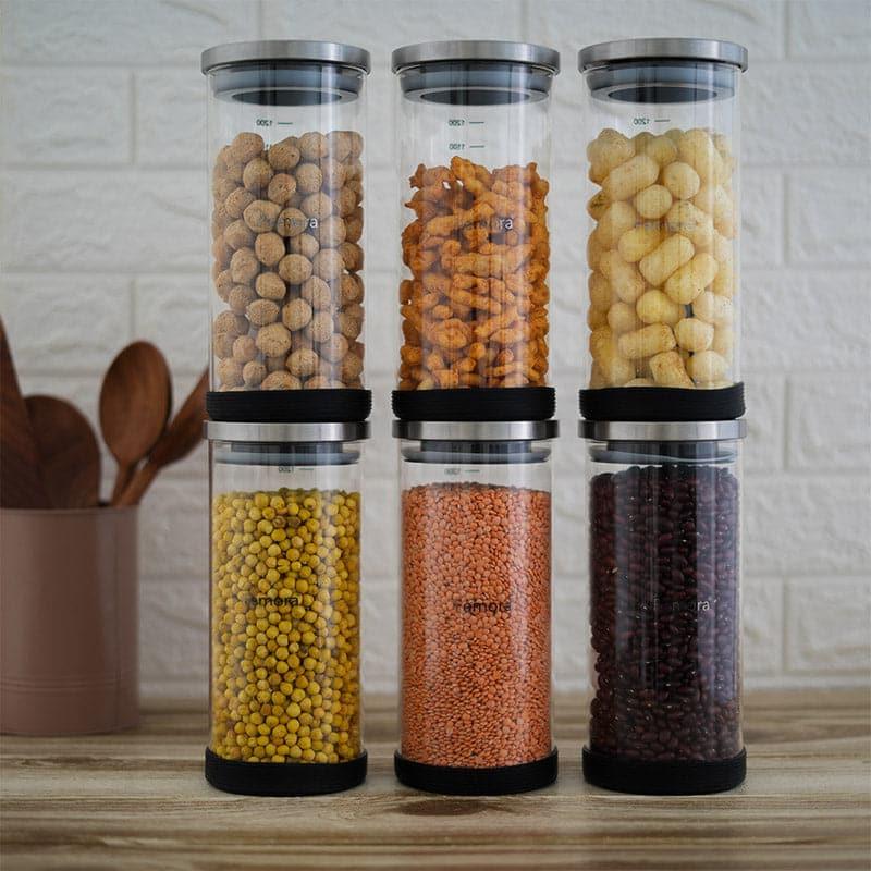 Jar - Carina Storage Jar (1300 ML) - Set Of Six