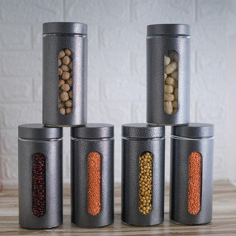 Jar - Derga Storage Jar (1300 ML) - Set Of Six