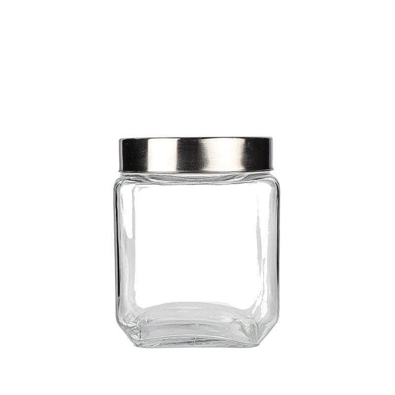 Jar - Fiona Storage Container With steel lid - 1150 ML