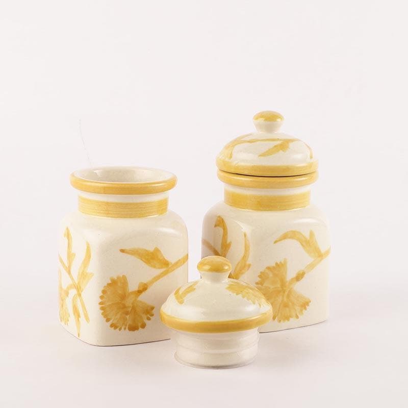 Jar - Fleur De Lis Jar (450 ML) - Set Of Two