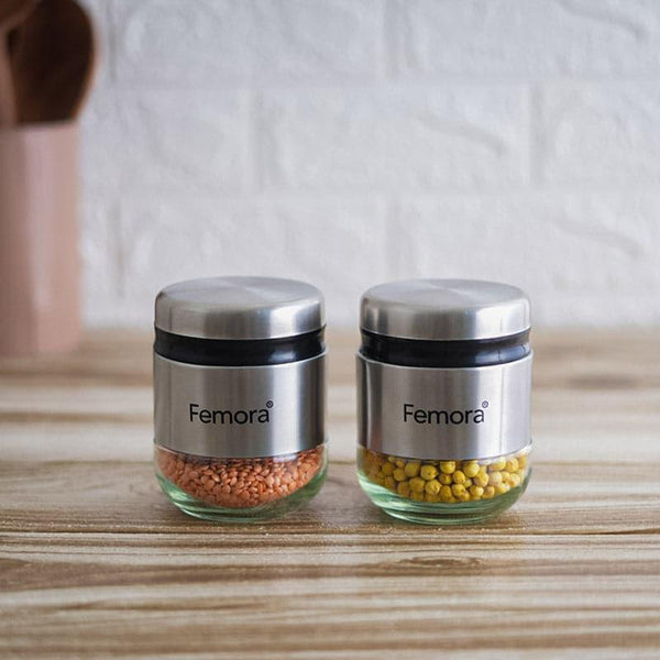 Jar - Gilore Storage Jar (350 ML) - Set Of Two