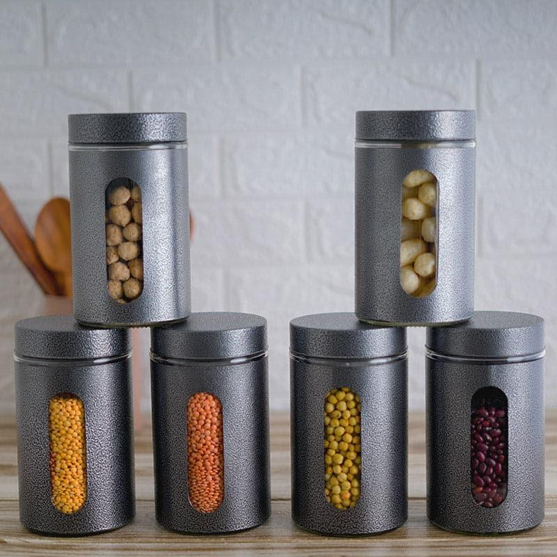 Jar - Gradient Storage Jar (1000 ML) - Set Of Six