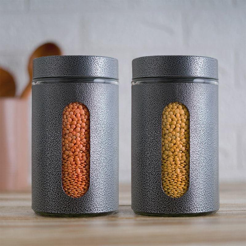 Jar - Gradient Storage Jar (1000 ML) - Set Of Two